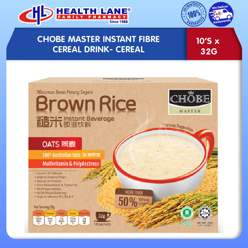 CHOBE MASTER INSTANT FIBRE CEREAL DRINK- CEREAL 10SACx32G
